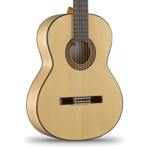 Guitarra Clásica Alhambra 3F Flamenco - Tapa De Abeto Macizo, Cuerpo De Sicomoro, Sonido Español Cálido