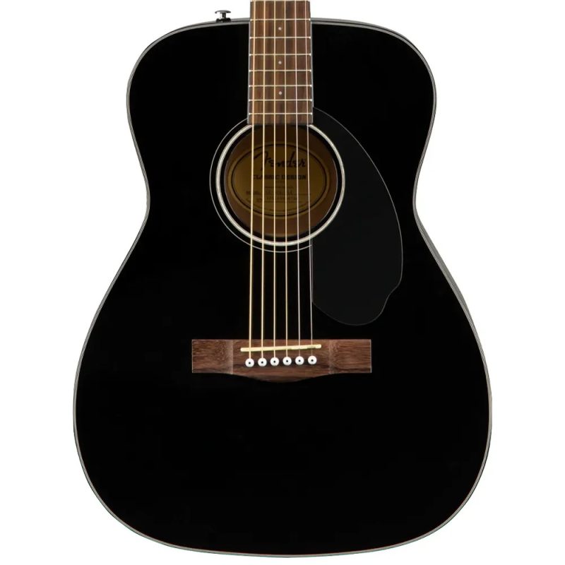 Guitarra acústica Fender Cc-60s concert negra pack