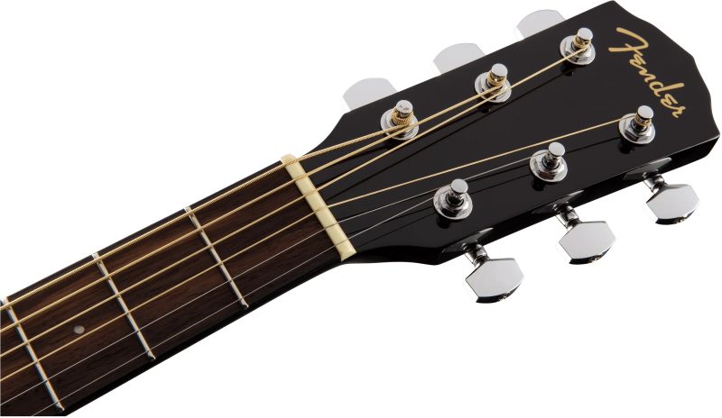 Guitarra acústica Fender Cc-60s concert negra pack