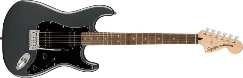 Guitarra eléctrica Fender squier affinity stratocaster hh Charcoal frost metallic