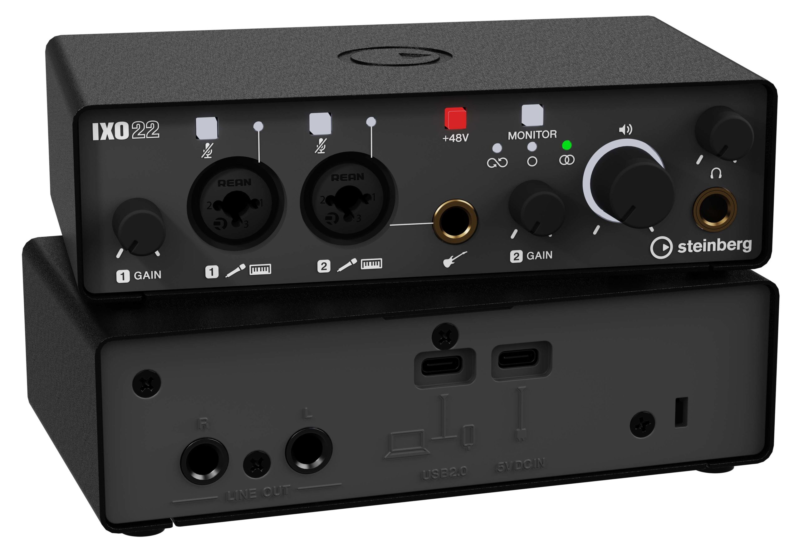 Interfaz de audio USB 2x2 Steinberg IXO22 negra - Imagen 3