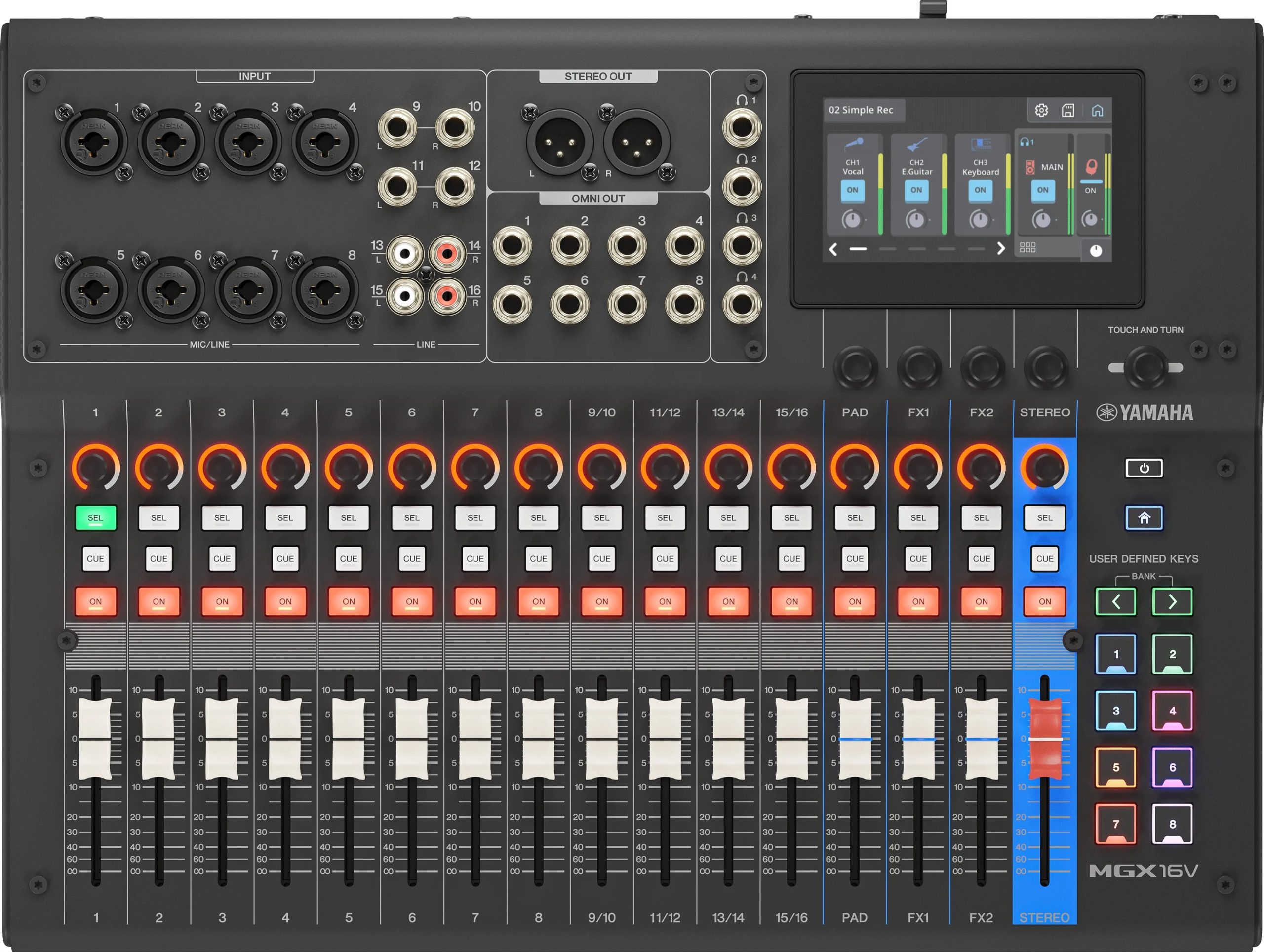 Consola digital Yamaha MGX16VB - Imagen 2
